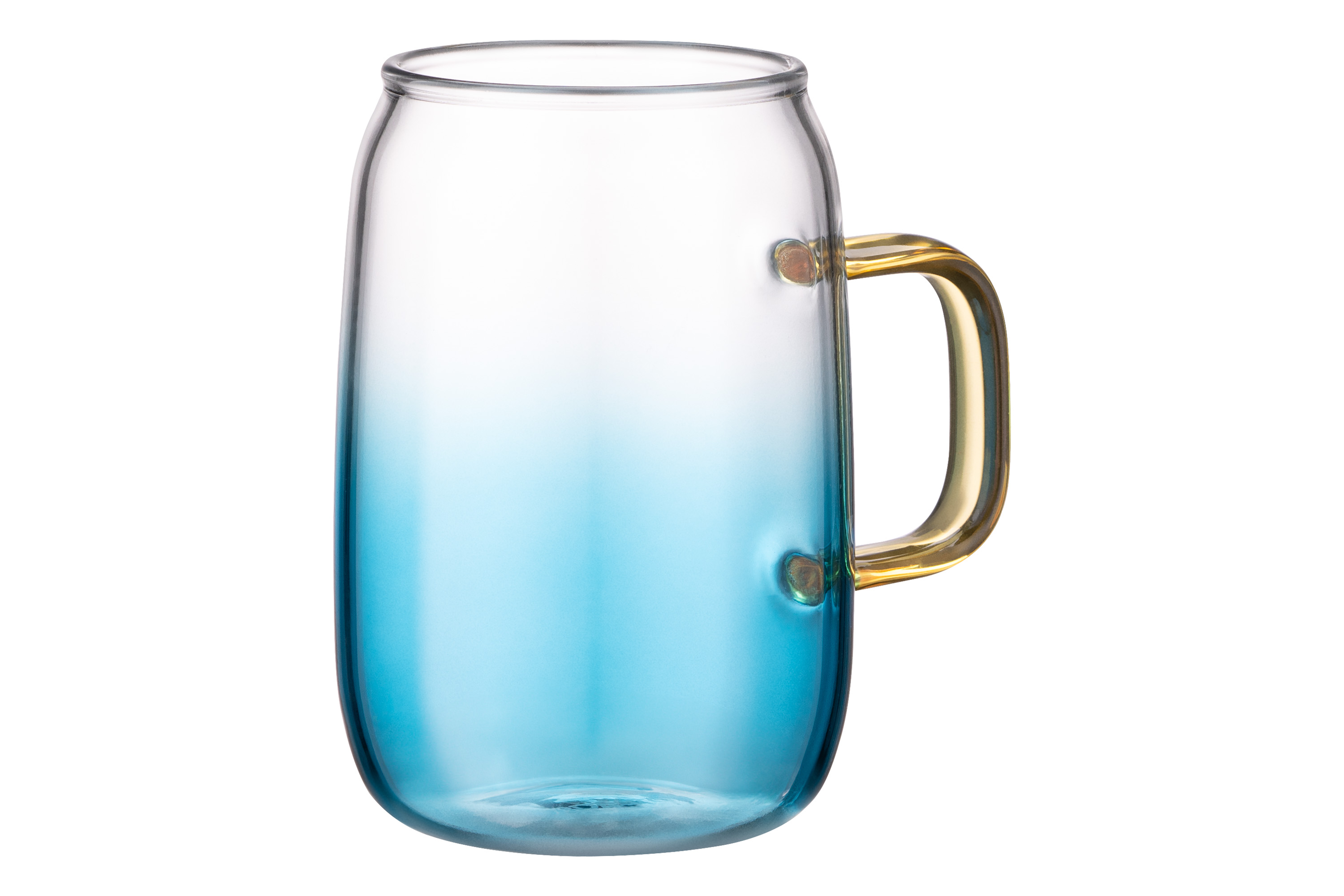 Ardesto Borosilicate Glass Mug Set Blue Atlantic Ml Ar Ba Ardesto