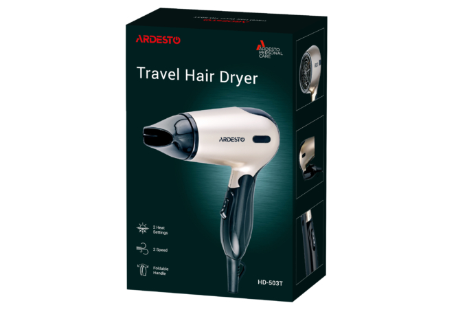 Travel Hair Dryer Ardesto HD-503T