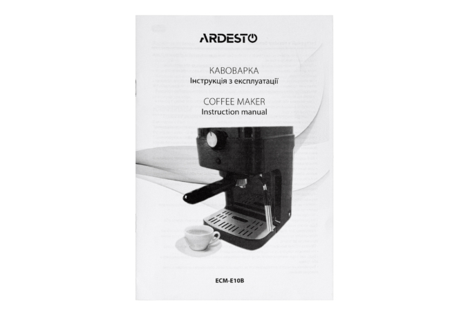 Рожковая кофеварка эспрессо Ardesto ECM-E10B