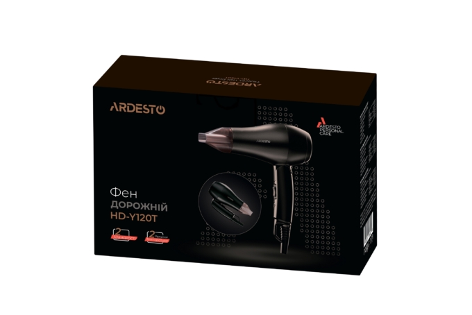 Travel Hair Dryer Ardesto HD-Y120T