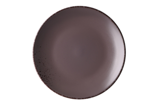 Тарелка обеденная Ardesto Lucca, 26 см, Grey brown AR2926GMC