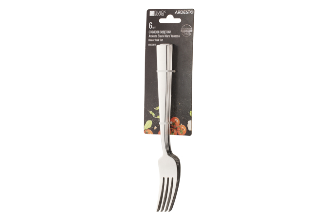 Cutlery fork set Black Mars Vanessa AR0706VF