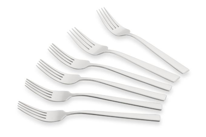 Cutlery fork set Black Mars Vanessa AR0706VF