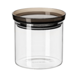 Jar Ardesto Fresh, 500 ml, glass, plastic, silicone AR1305SF