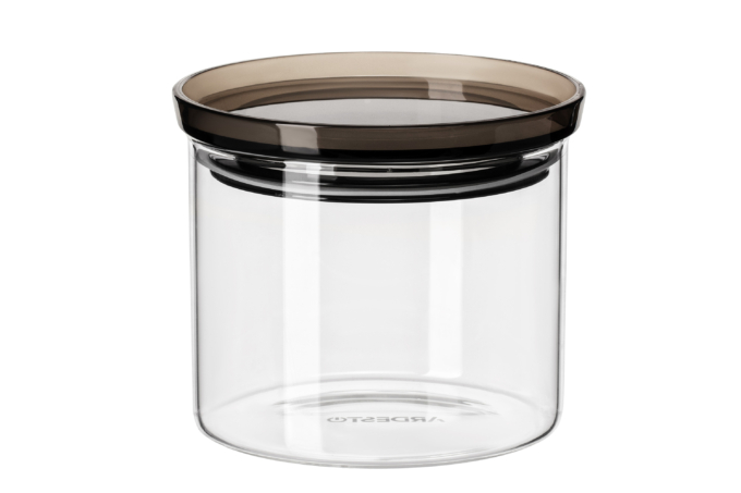 Jar Ardesto Fresh, 380 ml, glass, plastic, silicone AR1338SF
