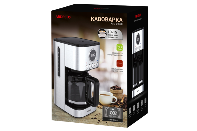 Drip Coffee Maker Ardesto FCM-D3200