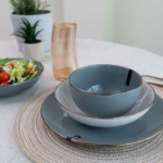 Soup plate ARDESTO Bagheria, 20 cm, Grey AR2920GREY