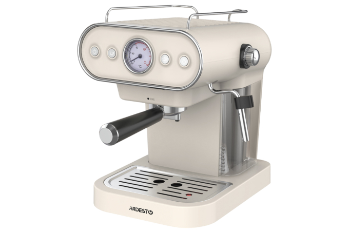 Рожковая кофеварка эспрессо Ardesto FCM-E15BG