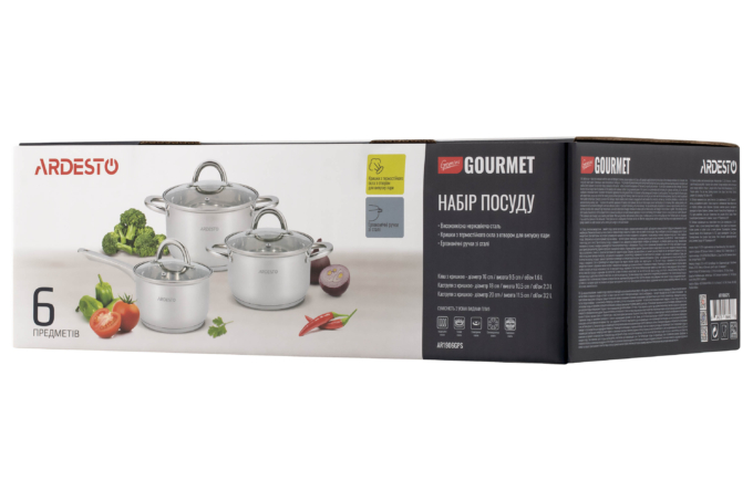 Cookware kit ARDESTO Gemini Gourmet Andria AR1906GPS