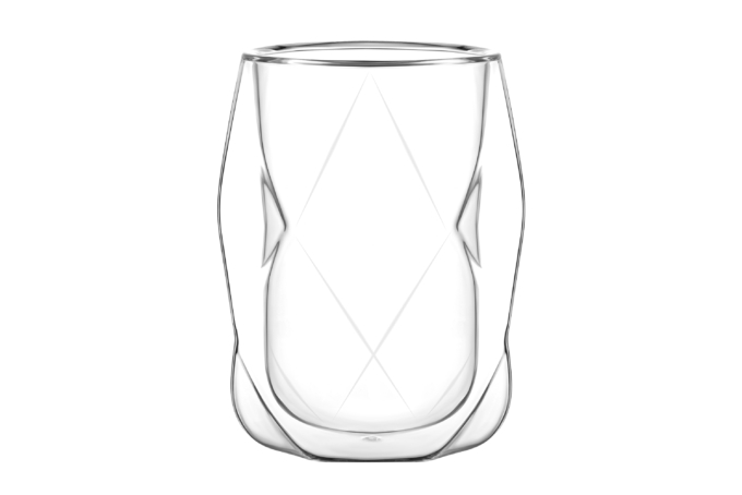 ARDESTO Double wall borosilicate glass mug set, 350 ml, 2 pcs AR2635CP