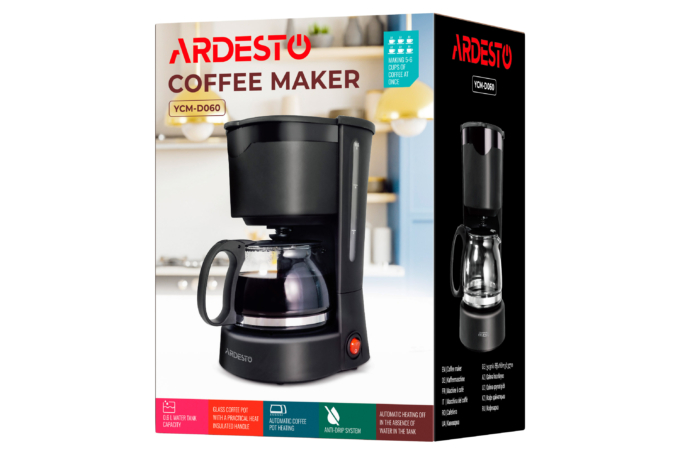 Drip Coffee Maker ARDESTO YCM-D060