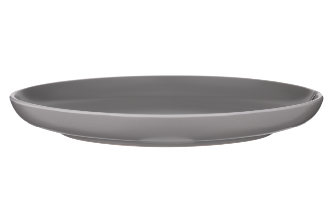 Тарелка обеденная ARDESTO Cremona, 26 см, Dusty grey, керамика AR2926GRC