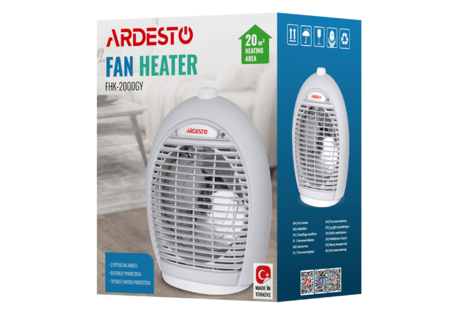 Fan Heater ARDESTO FHK-2000GY