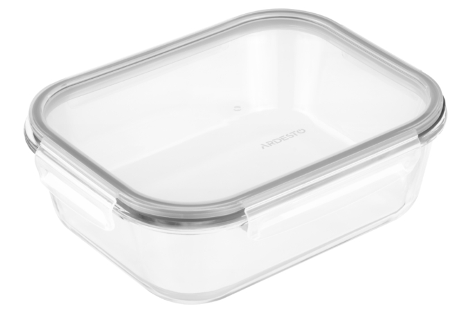 ARDESTO Container for storage Gemini 2260 ml, rectangular, borosilicate glass AR1222RC