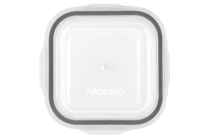 ARDESTO Container for storage Gemini 300 ml, square, borosilicate glass AR1230SQ