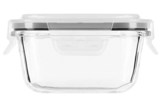 ARDESTO Container for storage Gemini 300 ml, square, borosilicate glass AR1230SQ