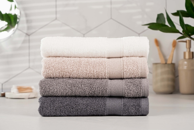 Terry towel ARDESTO SuperSoft, grey, 30×50 cm ART2230SL