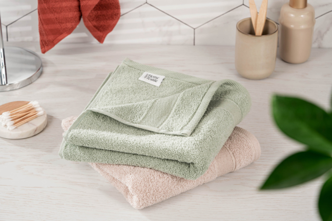 Terry towel ARDESTO SuperSoft, green, 70×140 cm ART2270SS