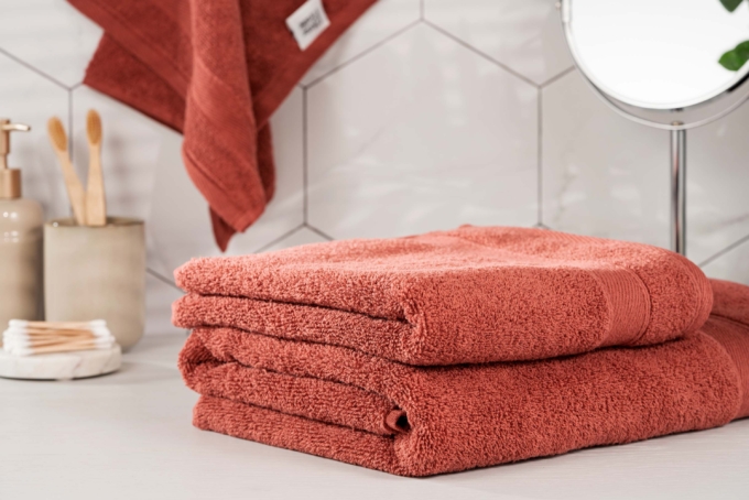 Terry towel ARDESTO SuperSoft, terracotta, 50×90 cm ART2250RT