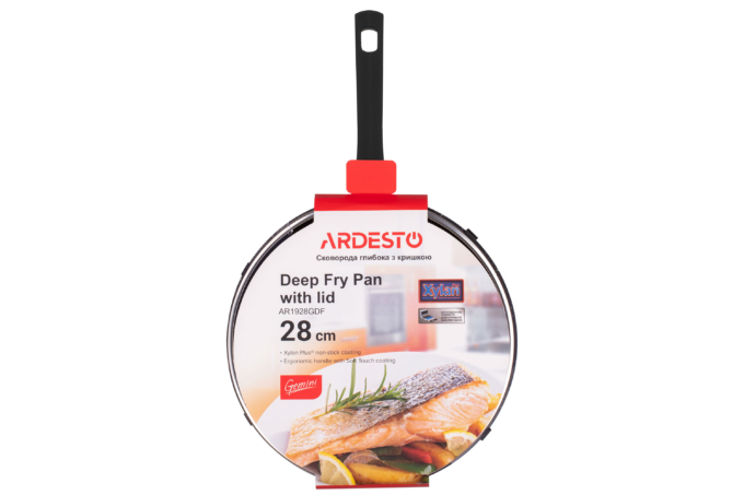 Сковорода глибока з кришкою ARDESTO Gemini Caserta (28 см)