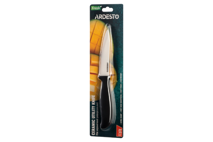 Нож керамический универсальный ARDESTO Fresh Black AR2120CB