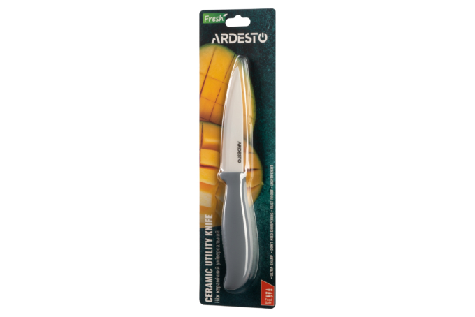 Нож керамический универсальный ARDESTO Fresh Grey AR2120CG