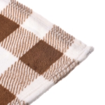Blanket ARDESTO Flannel, beige check, 160×200 cm ART0103PB