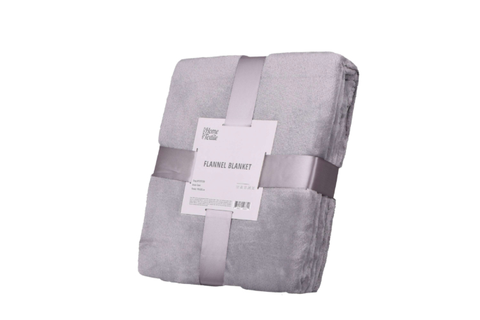 Blanket ARDESTO Flannel, grey, 160х200 cm ART0203SB