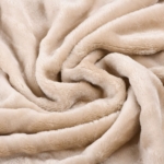 Blanket ARDESTO Embossed, taupe, 160х200 cm ART0301EB