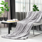 Blanket ARDESTO Embossed, grey, 200х220 cm ART0304EB