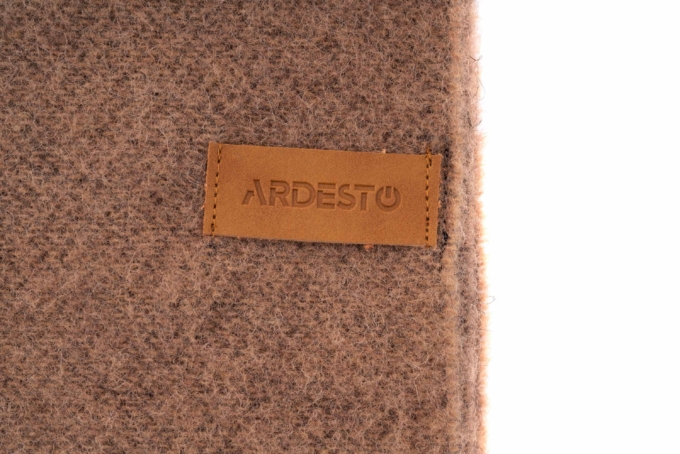 Blanket ARDESTO Leonardo Doubleface, brown-beige, 140×200 cm ART0401LD