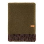 Blanket ARDESTO Leonardo Doubleface, khaki-brown, 140×200 cm ART0402LD
