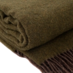 Blanket ARDESTO Leonardo Doubleface, khaki-brown, 140×200 cm ART0402LD