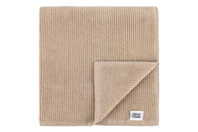 Terry towel ARDESTO Air, beige, 70×140 cm