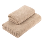 Terry towel ARDESTO Air, beige, 70×140 cm