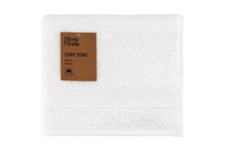 Terry towel ARDESTO SuperSoft, white, 50×90 cm ART2250PB