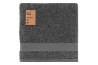Terry towel ARDESTO SuperSoft, coal, 70×140 cm ART2270MC