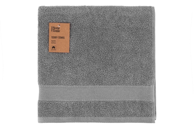 Terry towel ARDESTO SuperSoft, grey, 70×140 cm ART2270SL