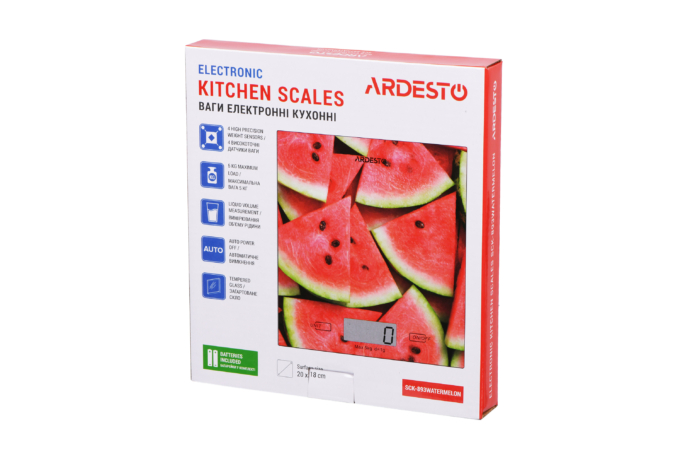 Kitchen scales ARDESTO SCK-893WATERMELON