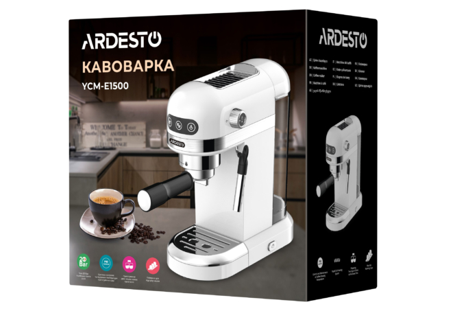 Ріжкова кавоварка еспресо ARDESTO YCM-E1500