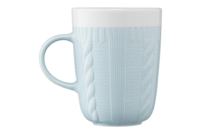 Mug ARDESTO Кnitti, 330 ml, light blue, AR3457BL