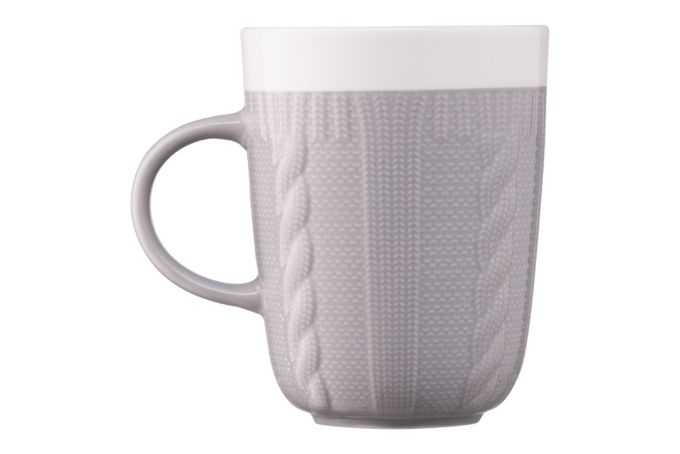 Mug ARDESTO Кnitti, 330 ml, gray, AR3457GR