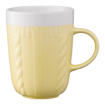 Чашка ARDESTO Кnitti, 330 мл, желтая, AR3457Y