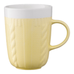 Mug ARDESTO Кnitti, 330 ml, yellow, AR3457Y