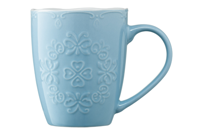 Чашка ARDESTO Barocco, 330 мл, блакитна, AR3458BL