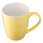 Mug ARDESTO Barocco, 330 ml, yellow, AR3458Y