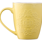 Mug ARDESTO Barocco, 330 ml, yellow, AR3458Y