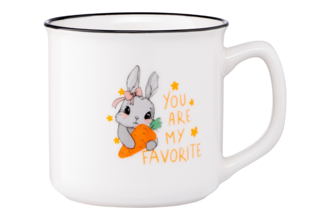 Mug ARDESTO Cute rabbit, 320 ml, AR3460