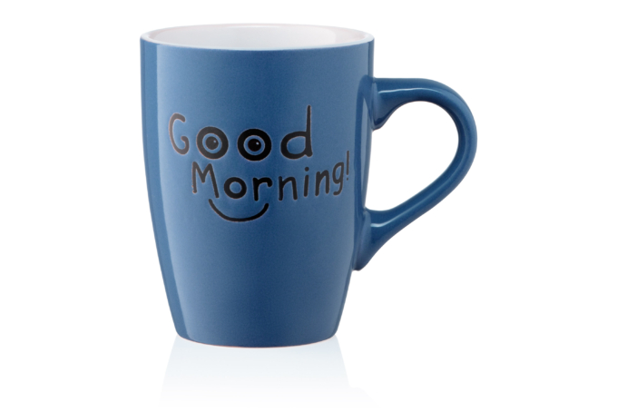 Mug ARDESTO Good Morning, 330 ml, blue, AR3468BL