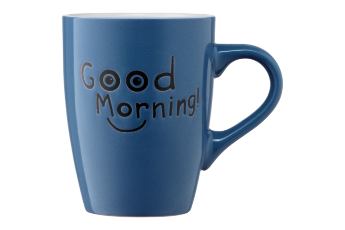 Mug ARDESTO Good Morning, 330 ml, blue, AR3468BL